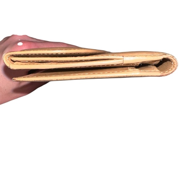 Gucci Vintage Horse Bit Long Wallet Tan Italian Leather Brass Hardware Neutral - Picture 6 of 16